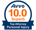 Avvo 10.0 Superb badge Top personal Injury Attorneys - Smith Wallis and Scott in Carrollton Georgia