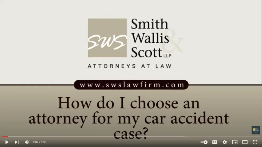 Link to a video titled, "How Do I Chose An Attorney For My Car Accident Case?"