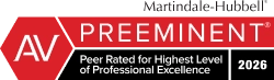 Chris B Scott Martindale Hubbel Preeminent Attorney Badge